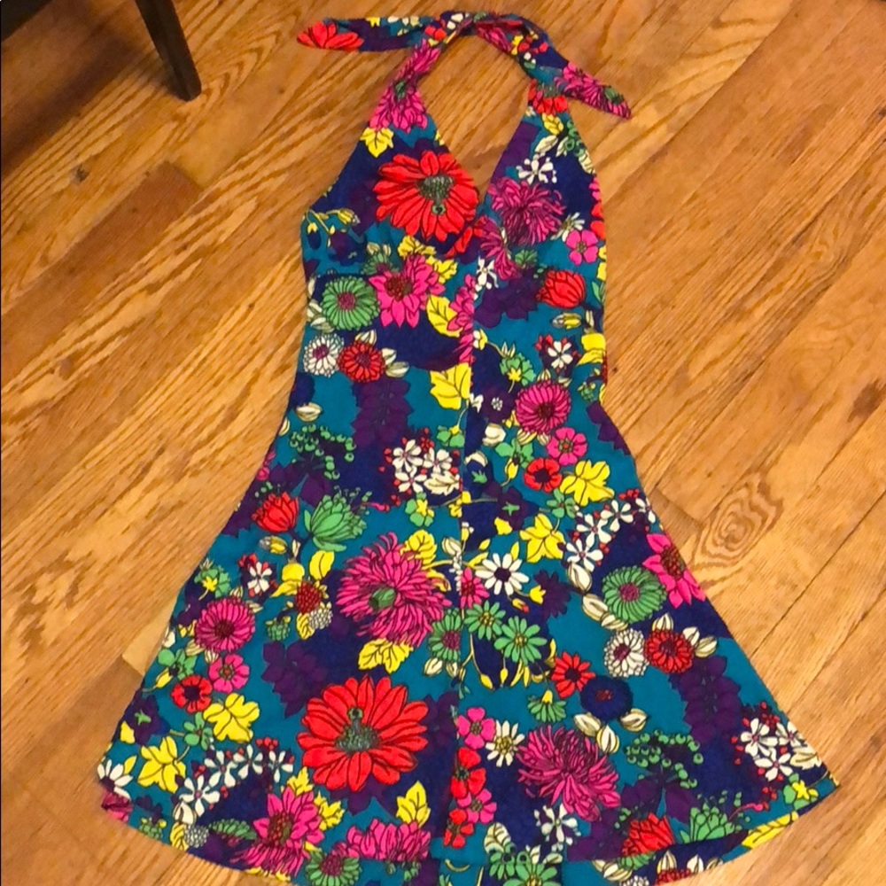 Vintage 60’s mod halter dress - Picture 2 of 6